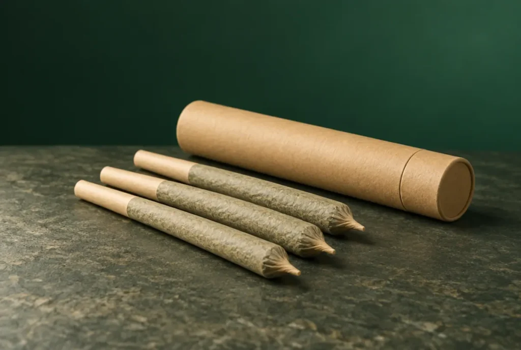 Cannabis pre-rolls at Say High DC dispensary in Washington DC