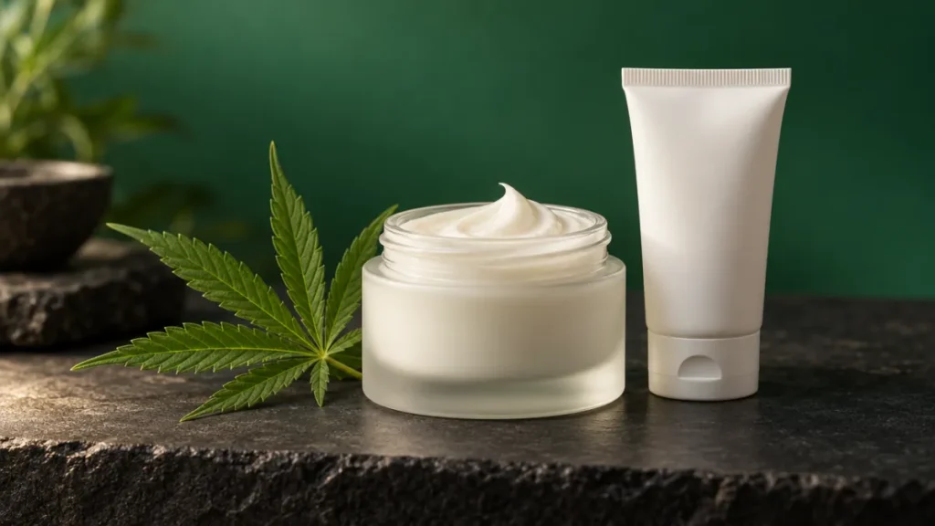 Cannabis topical balm and cream at Say High DC, Washington DC