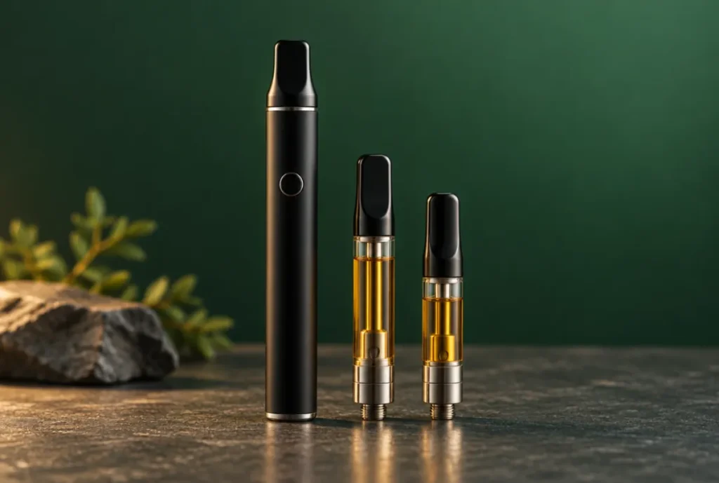 Cannabis vape pen and cartridges at Say High DC, Washington DC